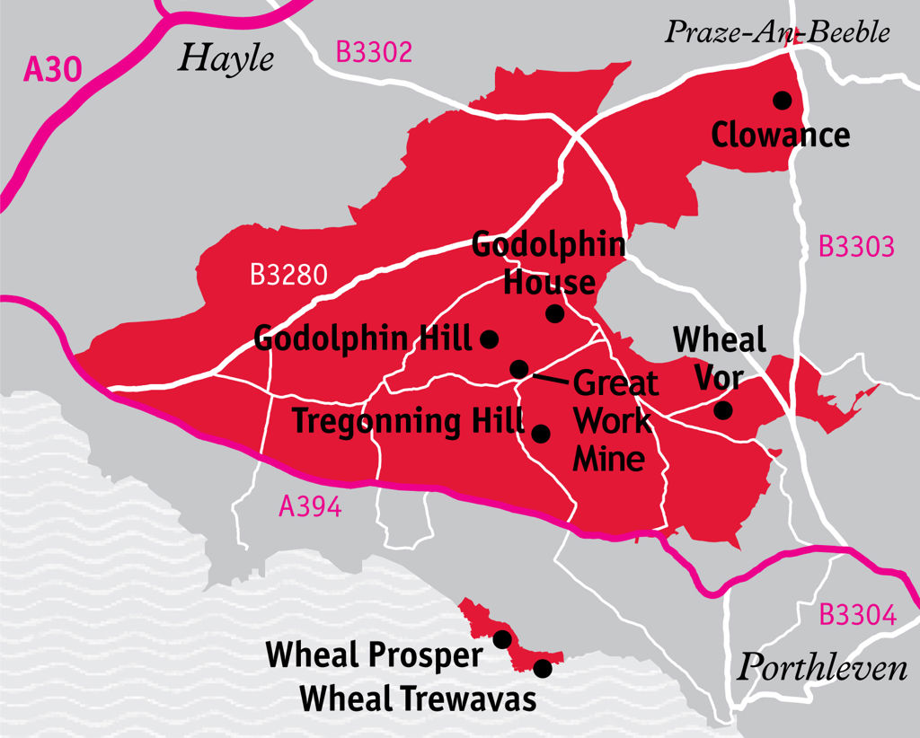 A3 Tregonning and Gwinear Mining District with Trewavas